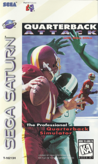 Quarterback Attack with Mike Ditka Sega Saturn  box art